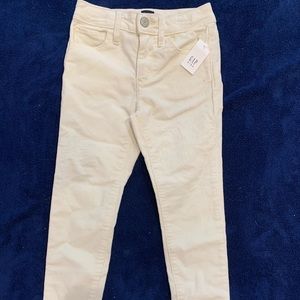 Gap Girls White Corduroy Pants